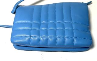 Burberry Lambskin Quilted Lola Double Pouch Crossbody!